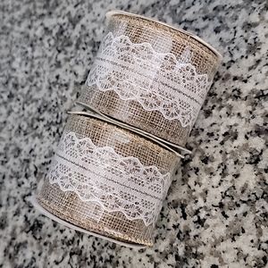 Floral Garden Bundle of Burlap Ribbon